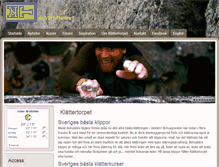 Tablet Screenshot of klattertorpet.se